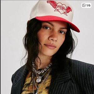 Free People Heartbreaker Club Trucker Hat. NWT!!!